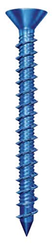 Vis cruciformes plates Tapcon pour fixer vos structures sur brique et mur