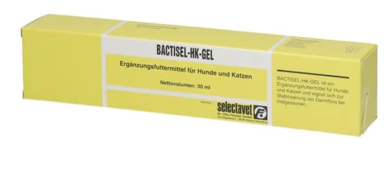 Bactisel HK Gel | Doppelpack | 2 x 30 ml | Ergänzungsfuttermittel für Hunde & Katzen | Mit Oralin