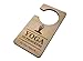 Produktbild Türschild aus Holz von OriginDesigned, Aufschrift "Do Not Disturb, Yoga in Progress", für Hotels, B&Bs und Lodges