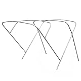 Oceansouth 4 Bow 8ft Bimini Top Frame Only - Ø1” 316 Stainless Steel Complete Frame with Components (Mounting Width: 73