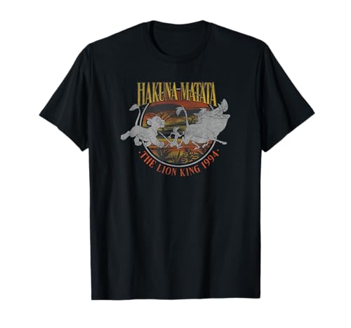 T-shirt Hakuna Matata anti-déformation et respirant pour fan de Disney