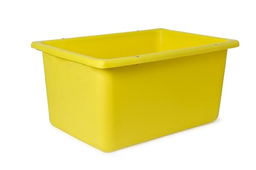 Bandeja de mortero de polietileno de 180 L, ideal para el transporte de materiales (mortero, hormigón...) - Tekcnoplast IT (sin asa de elevación)