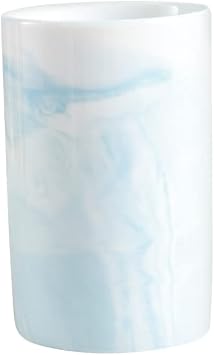 Ceramic Toothbrush Holder, Bathroom Cup, Drinking Mug, Coffee Cups, Marble Pattern Pen Holders, 300ml/Pcs Blue