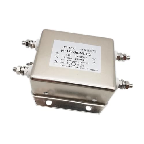 Filtre d'alimentation monophasé HT170 haute performance 50A à faible fuite