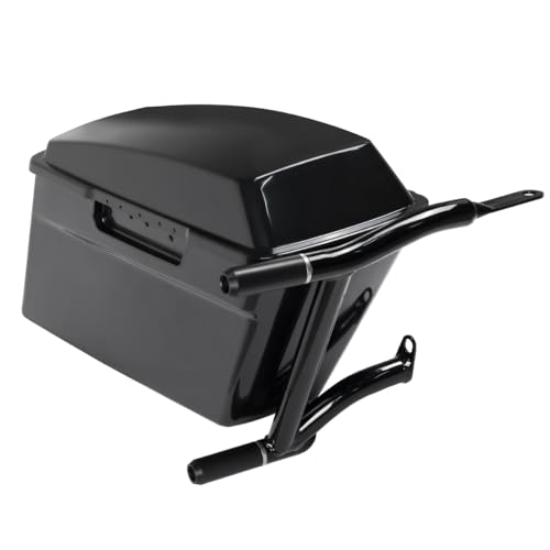 Black Double Barrel Performance Saddlebag Guards Compatible with 2014-2024 Harley Touring miniatura 7