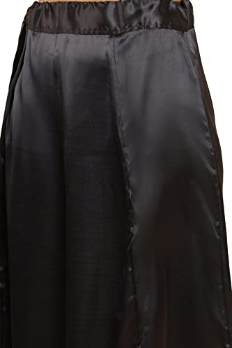 Image of Soch Black Satin Petticoat