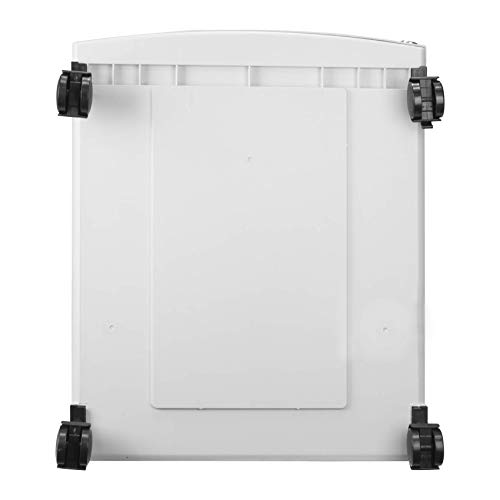 Storex Plastic One-Drawer File Cabinet – Locking Document Organizer With Casters For Home And Office, Gray, 1-Pack (61266A01C) #TOP6