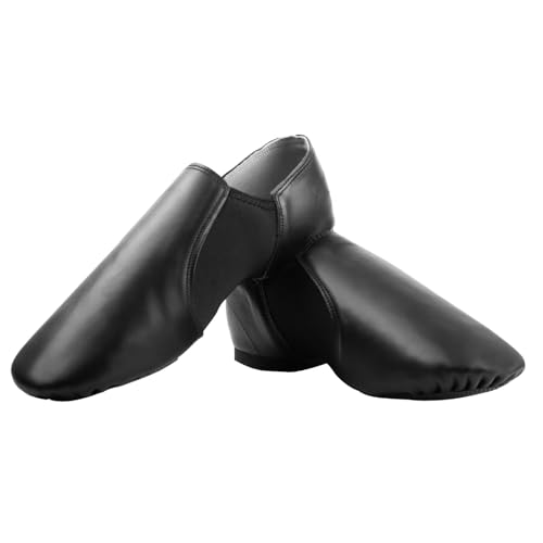 Dance Jazz Shoes,Soft Leather Dance Slippers for Women/Men