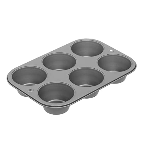 G & S Metal Products Company Ovenstuff Non-Stick 6 Cup Jumbo Muffin Pan - American-Made #TOP1