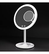 EMKE Cosmetic Mirror with Lighting 3 Light Colours Dimmable 1X / 3X Illuminated Makeup Mirror
