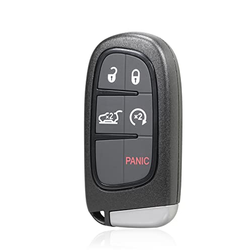 Télécommande 433 MHz GQ4-54T puce 4A pour clé de porte noire Jeep