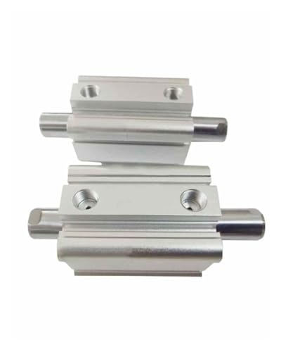 Cylindre double arbre CQ2WB63-10DZ pneumatique compact double sortie - 4