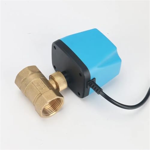Vanne à bille électrique 1 pouce AC220V laiton normalement ouvert - 4