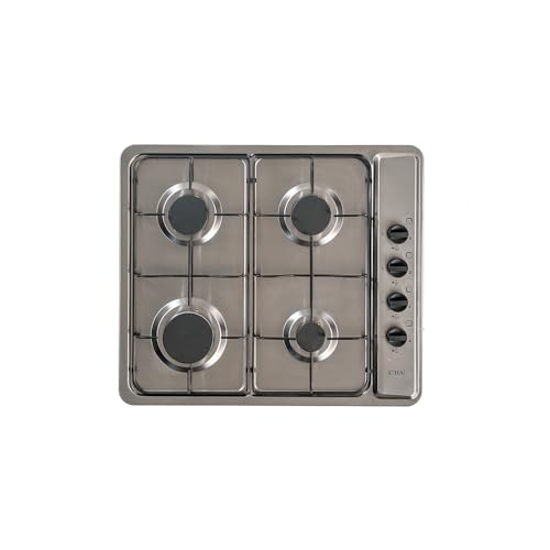 CDA Domino SCG060SS 58cm Gas Hob - Stainless Steel