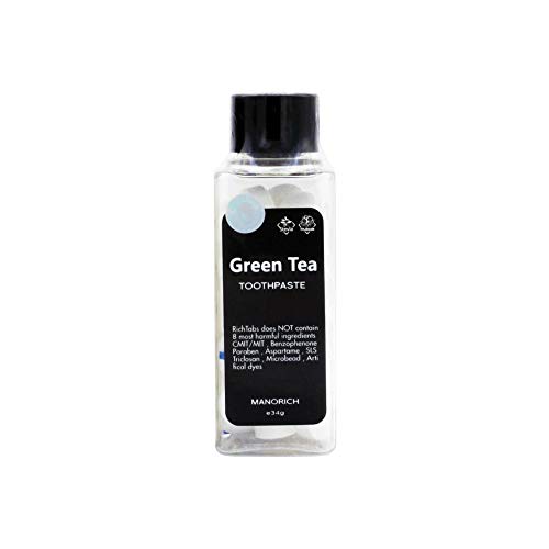 All Natural Toothpaste Tablet with Fluoride (Rosemary) | Healthy Chewable Toothpaste Tabs Mouthwash for Travel and Camping