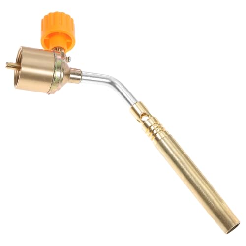 GALPADA Antorcha de Gas Encendedor para Soldadura Fuerte Cabeza Ajustable Quemador de Servicio Pesado Herramienta Portátil para Techado y Derretir Nieve Diseño Compacto y Alta