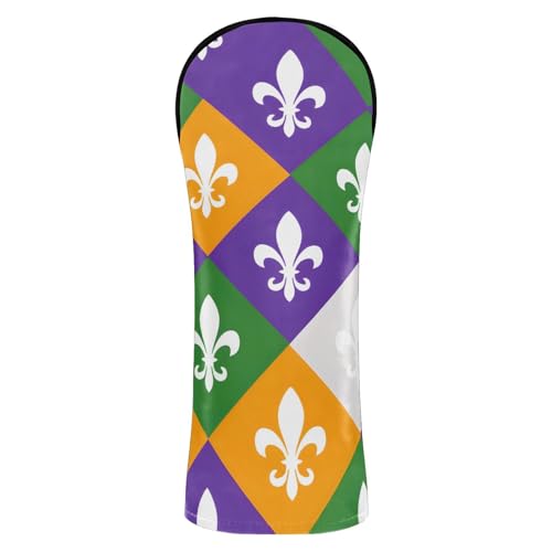 ALAZA Grid Icon Golf Club Head Covers for Hybrid Headcover