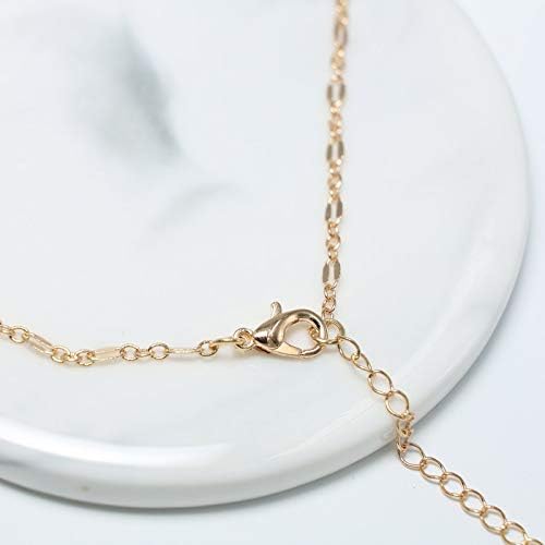 Yienate Vintage Y-halsketting met kruishanger, elegant, minimalistisch, voor dames en meisjes (goud Yienate Vintage Y-halsketting met kruishanger, elegant, minimalistisch, voor dames en meisjes (goud