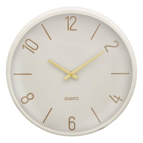 Atmosphera - Horloge Yann d38cm Blanc