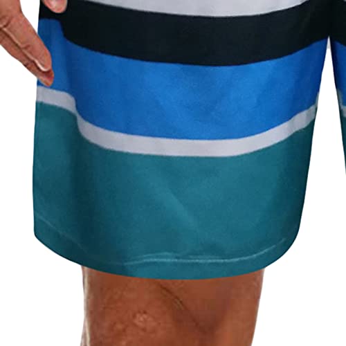 Men Swim Trunks Drawstring Elastic Waist Beach Shorts Swimwear Bathing Suits Breathable Fit Swimming Shorts3