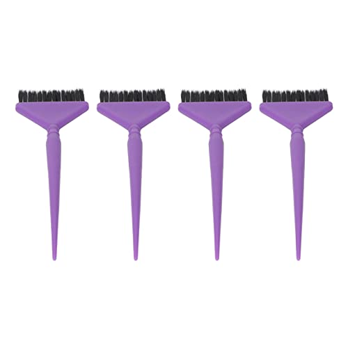 4 Pçs Pincel de Coloração de Cabelo para Tintura de Cabelo, Lavável Reutilizável Profissional Aplica
