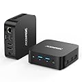 ACEMAGIC V1 Mini PC, Alder Lake-N95 (4C/4T, fino a 3,4 GHz), 16 GB DDR4 512 GB M.2 SSD Micro Computer Desktop PC, Gigabit Ethernet/WiFi 5/BT4.2/4K@60Hz Mini Computer Ufficio/Scuola