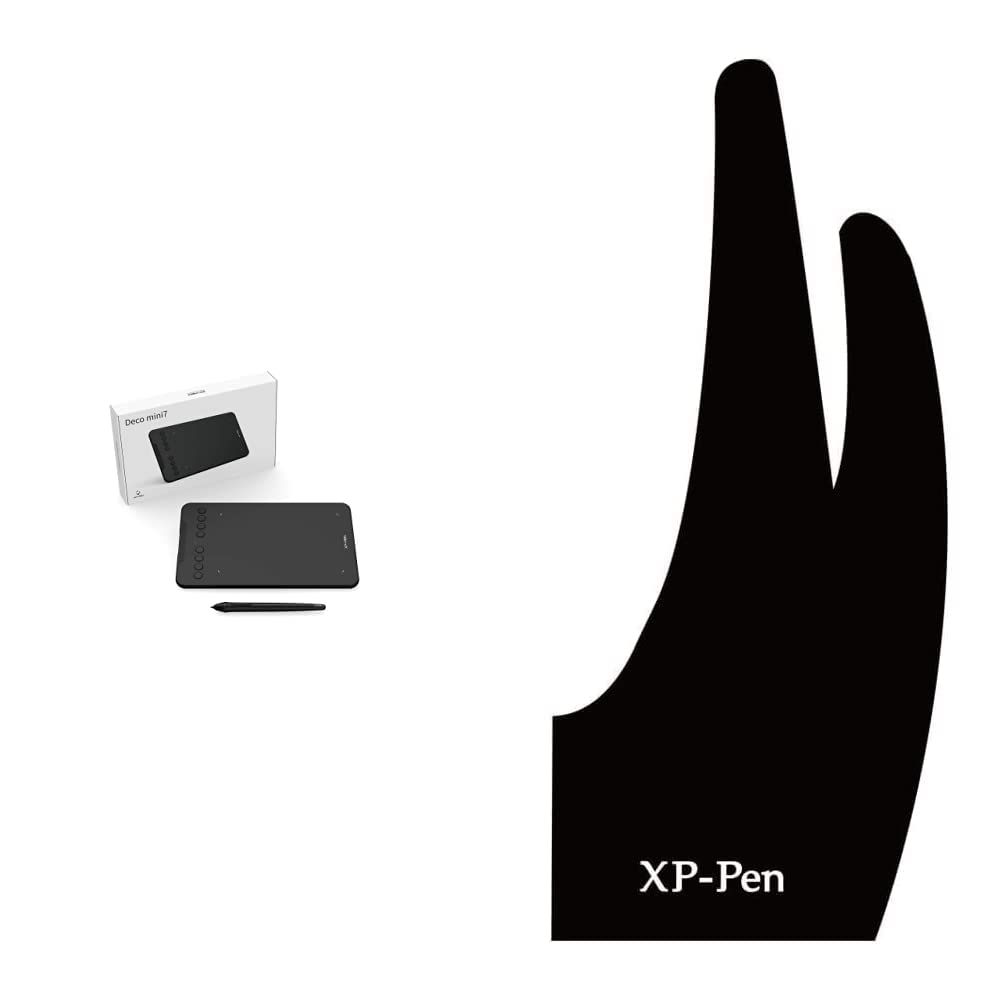 XP-PEN Deco Mini 7 Graphics Tablet 17.78 cm x 11.09 cm (7 x 4.37 inches) Pen Tablet with 8192 Levels