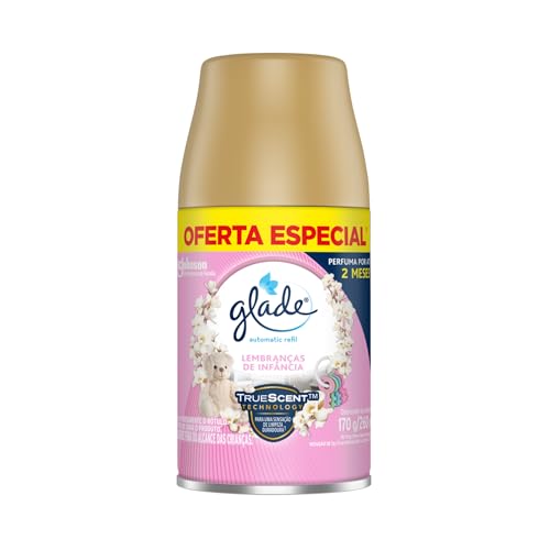 Glade Aromatizador de Ambiente Automático, Glade Refil, Odorizador de Ambiente, Lembranças de Infância, 269ml