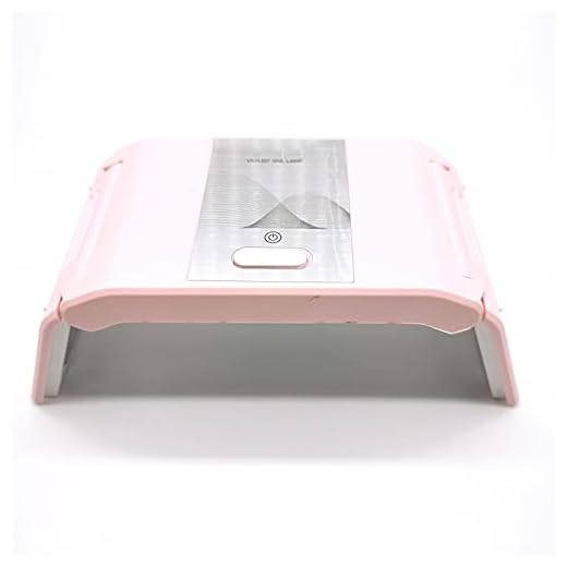 PENNY73 Secador de unhas dobrado 36W lâmpada UV portátil lâmpada de esmalte lâmpadas em forma de arco para arte de unhas ferramentas perfeitas de manicure de polegar, rosa