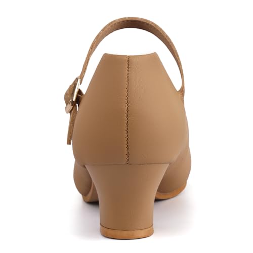 Image of Dynadans Women's Character Shoe Ankle Strap 1.5'' Latin Dance Shoes