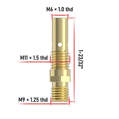 Yeswelder Mig Welding Gun Kit .035" Tip-Nozzle-Diffuser For Lincoln Magnum 100L And Tweco Mini/#1 (.035" Accessory Kit) #TOP2