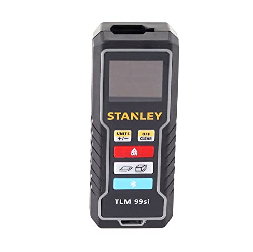 TLM99Si Télémètre Mesure Laser Bluetooth - Portée De 35M - Précision : +/-2Mm - 4 Fonctions + Additions / Soustractions - Livré Avec Piles