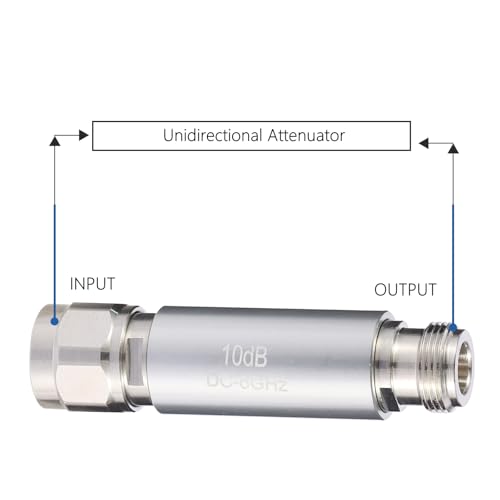 Atenuador N-Type 50dB 2W 6GHz Precisión miniatura 4