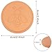 2 Pack Terracotta Brown Sugar Saver, Reusable Brown Sugar Keeper Terra Cotta Sugar Softener Container Disc for Food Storage Containers
