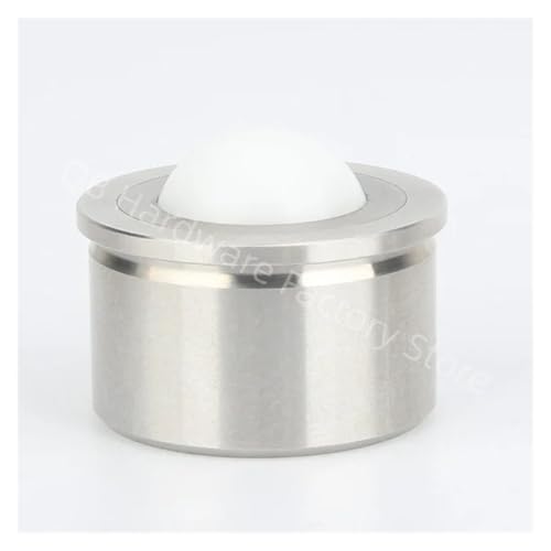 Rodillo transportador de bolas QB311 de acero inoxidable con ajuste a presión de 7.5mm