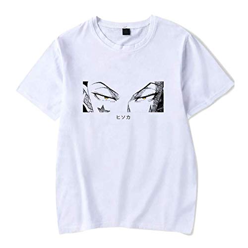 Camiseta Básica Unissex Algodão Hunter X Hunter Hisoka Eyes Anime (Branco, XG)