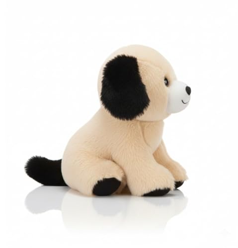 Image of Plush Dog Toys for Kids Stuffed Animal Puppy Soft Toy, Birthday Gift, Adorable Gifts for Kids and Adult, Glitter Eyes, 23 CM (Beige) | for Boys & Girls