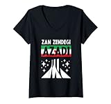 Photo Gallery donna libero iran | zan zendegi azadi | citazione sulla libertà persiana maglietta con collo a v Photo Gallery donna libero iran | zan zendegi azadi | citazione sulla libertà persiana maglietta con collo a v
