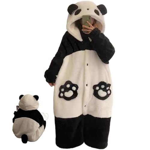 Pijamas de panda disfraz divertido de invierno para regalar a adultos