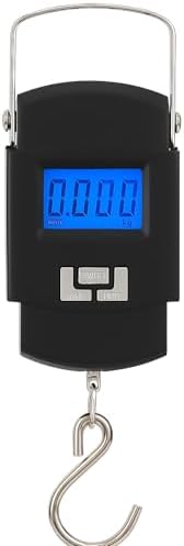 Fitto Portable Electronic Scale, Artue Wh-A25, LCD Display, Luggage Scale, Multi-Unit Conversion, 55Kg, Backlight