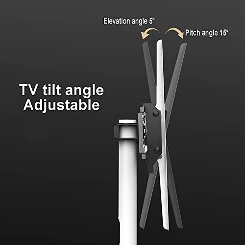 Soporte móvil para TV de 23-60 pulgadas con altura ajustable miniatura 5