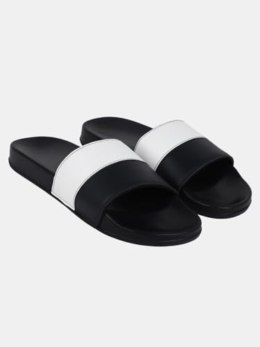 Image of hummel CAMP MEN COLOUR BLOCK SLIDERS Comfortable Cushioned Sole Arch Support Durable Lightweight Flexible Trendy Style Flip flops and Slippers Slides for Men Daily use Chappal