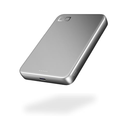 CIO Qi2モバイルバッテリー 超薄型 [薄さ約12mm] MagSafe対応 8000mAh [スマホ1回分] 軽量 [約162g] ワイヤレス充電 マグネット モード切替 小型 タイプC 20W iPhone 17 / 16 / 15 / 14 / 13 / 12 / Air / Pixel10 に対応 急速充電 SMARTCOBY SLIMⅡ Wireless 2.0 8K（シルバー）