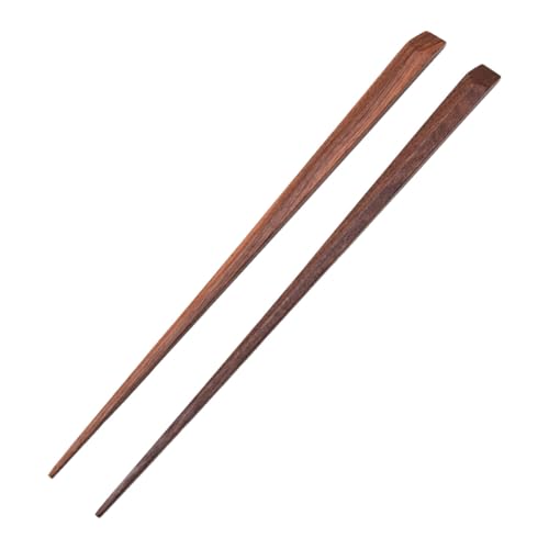 みよし漆器本舗 天然木製 箸 暴れん棒将軍 五角 アイアンウッド 24.5cm 食洗機対応