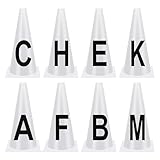Dressur-Buchstabe – 23 x 14 cm großer Dressur-Marker, multifunktional einsetzbar Stapelbare Sport-Trainingshütchen mit Leichtigkeit, große Buchstabenmarkierung für Reitveranstaltungen, die Reiter währ