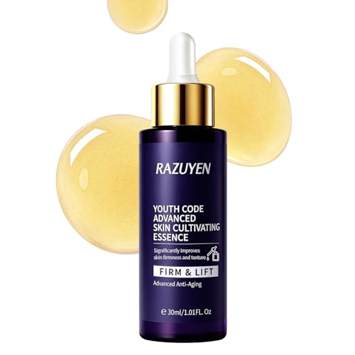 RAZUYEN Peptides Serum for Face, Collagen Hydrating Face Serum for Women Anti Aging, Provide Fine Lines and Wrinkles Treatment, Bifida Barrier Repair with Vitamin b5, 1.01 Fl Oz