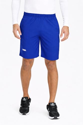 Image of TYKA Mycra Shorts for Men | Polyester Training Shorts | Quick Dry Gym Running Sports Wear Black