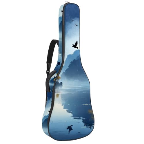 Sac de transport de guitare acoustique multipoches idéal pour aller en cours et en répétition