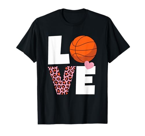 I Love Basketball Baskets pour femmes ou filles T-Shirt