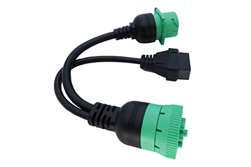 Cable Splitter J1939 ELD Verde Tipo-2 macho a hembra y OBD II miniatura 6